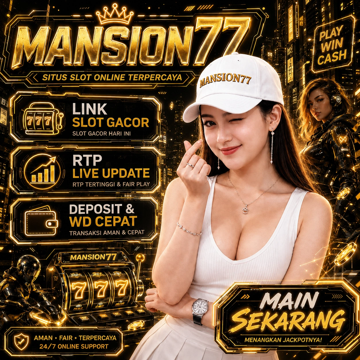 MANSION77: Situs Slot Gacor Hari Ini Dilengkapi Oleh Insight RTP Thailand Online Akses Gampang, Akurat & Terpercaya
